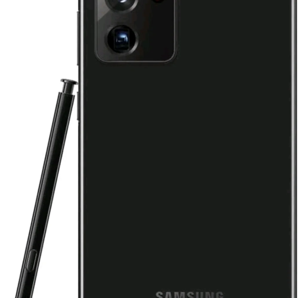 Samsung Smartphone in Black and Purple with Stylus